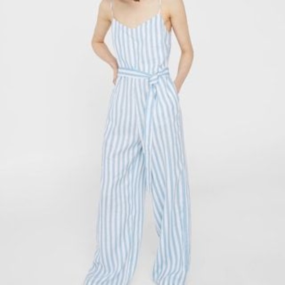 Mango Pants - Mango Linen Blend Jumpsuit